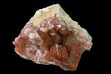 Natural, Red Quartz Crystal Cluster - Morocco #135695-1